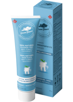 100% Natural Toothpaste Fluoride Free Extra Whitening (Fresh Mint) - 100g 