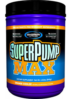 Superpump Max (Orange) - 1.14lbs (40 Servings) - Gaspari