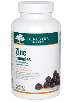 Zinc Gummies (Natural Blueberry) - 100 Gummies