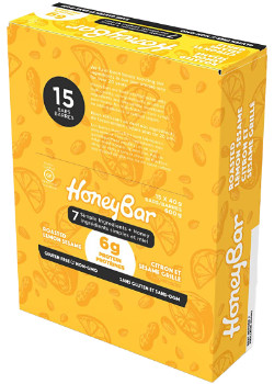 Lemon Sesame - 15 Bars - HoneyBar 