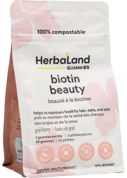 Biotin Beauty Gummies For Adults (Goji Berry) - 60 Gummies