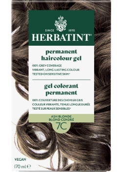 Herbatint Permanent Hair Color (7C Ash Blonde) - 135ml