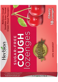 Cough Lozenges (Sugar Free-Cherry) - 18 Lozenges
