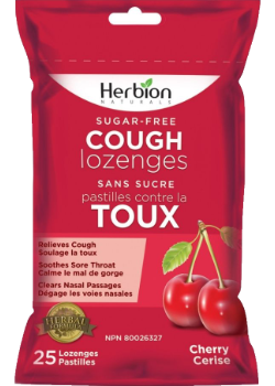 Cough Lozenges (Sugar Free-Cherry) - 25 Lozenges