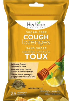 Cough Lozenges (Sugar Free-Honey Lemon) - 25 Lozenges