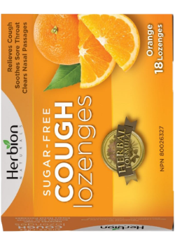 Cough Lozenges (Sugar Free-Orange) - 18 Lozenges