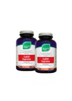 Coq10 Supreme 100mg + Resveratrol - 120 Gelcaps - Health First