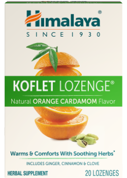 Koflet Lozenge (Natural Orange Cardamom) - 20 Lozenges
