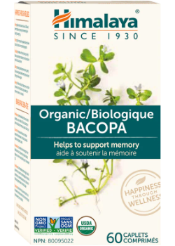 Organic Bacopa - 60 Caplets - Himalaya 