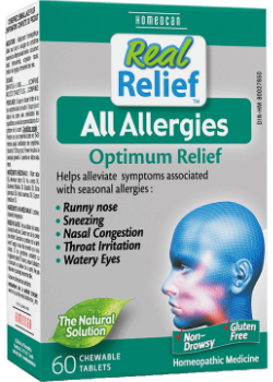 Real Relief All Allergies - 60 Chew Tabs