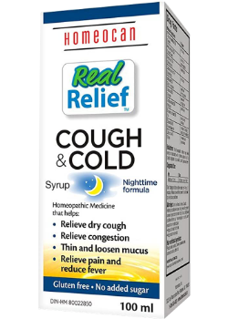 Real Relief Cough & Cold Syrup Nighttime Formula - 100ml