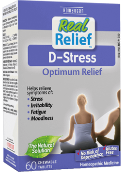 Real Relief D-Stress - 60 Chew Tabs