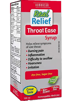 Real Relief Throat Ease Syrup - 100ml
