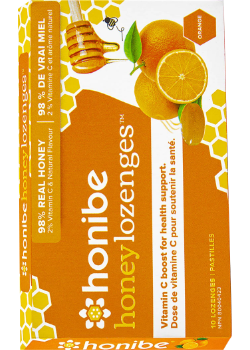 Honey Lozenges Vitamin C Boost (Orange) - 10 Lozenges