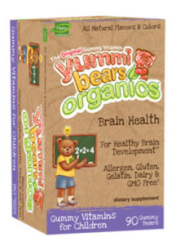 Yummi Bear Organics - Brain Health - 90 Bears - Hero Nutritionals