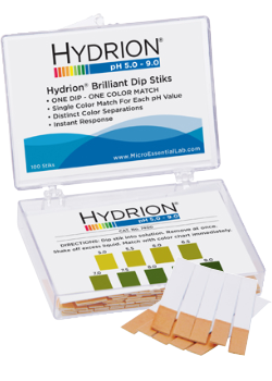 Hydrion Brilliant Dip Stiks - 5.0 - 9.0