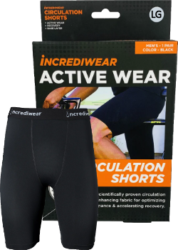 Men's Circulation Shorts (Black, LG) - 1 Pair