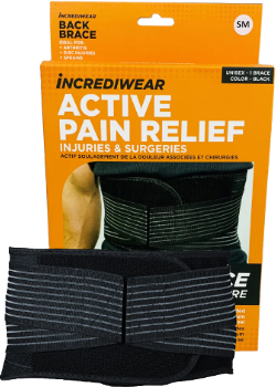 Unisex Back Brace (Black, SM) - 1 Brace