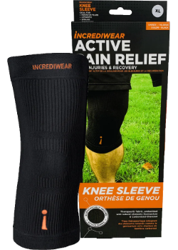 Unisex Knee Sleeve (Black, XL) - 1 Sleeve