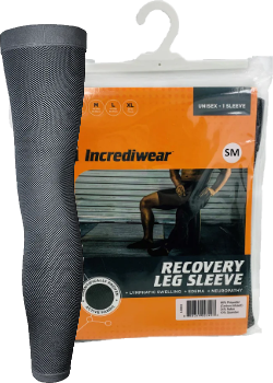 Unisex Leg Sleeve (Charcoal, SM) - 1 Sleeve