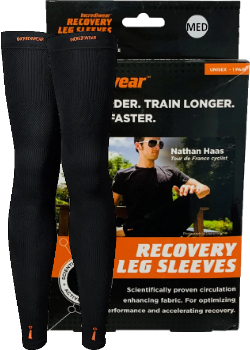 Unisex Pair Of Leg Sleeves (Black, Med) - 2 Sleeves