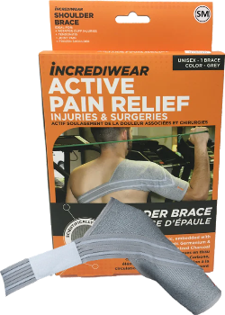 Unisex Shoulder Brace (Grey, SM) - 1 Brace