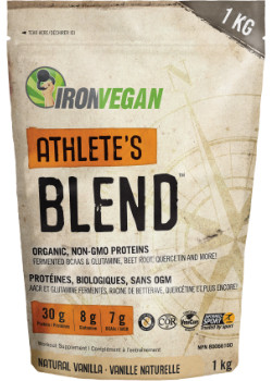 Iron Vegan Athlete's Blend Protein (Natural Vanilla) - 1kg