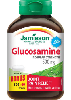 Glucosamine 500mg - 300 + 60 Caplet BONUS