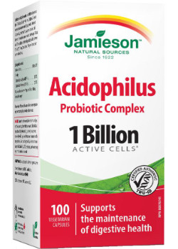 Acidophilus Probiotic Complex 1 Billion Active Cells - 100 Caps - Jamieson
