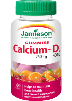 Calcium And Vitamin D Gummies - 60 Gummies