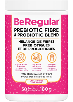 BeRegular Prebiotic Fibre & Probiotic Blend (Unflavoured) - 180g