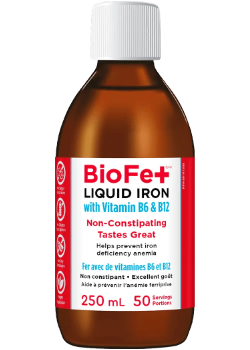 BioFe+ Liquid Iron With Vitamin B6 & B12 - 250ml