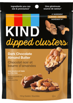 Dipped Clusters (Dark Chocolate Almond Butter) - 113g