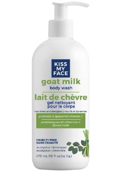 Goat Milk Body Wash (Eucalyptus + Lemongrass) - 473ml - Kiss My Face