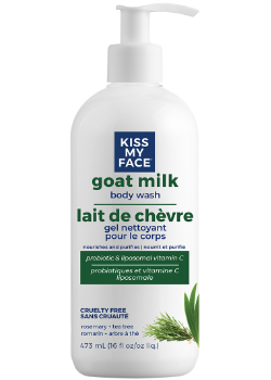 Goat Milk Body Wash (Rosemary + Tea Tree) - 473ml - Kiss My Face