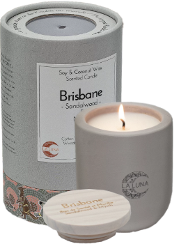 Brisbane Sandalwood & Myrrh Candle - 130g