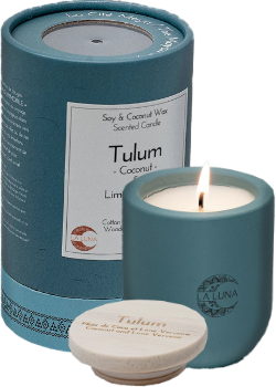 Tulum Coconut & Lime Verbena Candle - 130g