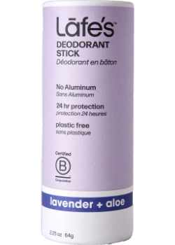 Deodorant Plastic-Free Stick (Lavender & Aloe) - 64g