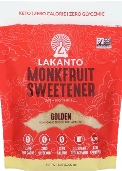 Lakanto Sweetener Erythritol Monk Fruit Blend (Golden) - 235g