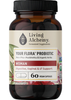 Your Flora Probiotic Woman (Digestive Vaginal & UT Balance) - 60 V-Caps