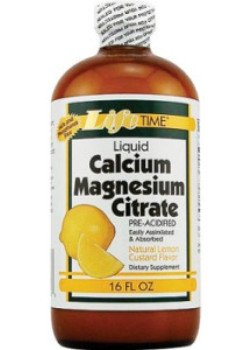 Lemon Custard Calcium Magnesium Citrate - 475ml - Lifetime