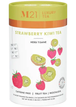Strawberry Kiwi Tea (Herb Tisane) - 24 Tea Bags