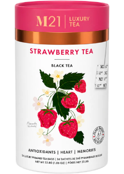 Strawberry Tea (Black Tea) - 24 Tea Bags