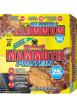 Mammoth Protein Bar (Peanut Butter Crunch) - 12 x 65g