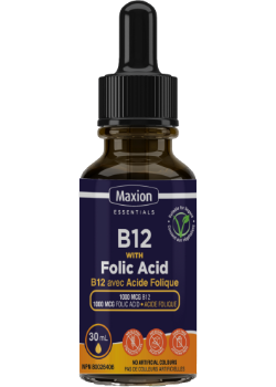 Max B-12 1,000mcg With Folic Acid - 30ml