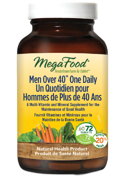 Men Over 40 One Daily - 60 + 12 Tabs BONUS - MegaFood Men Over 40 One Daily - 60 + 12 Tabs BONUS - MegaFood
