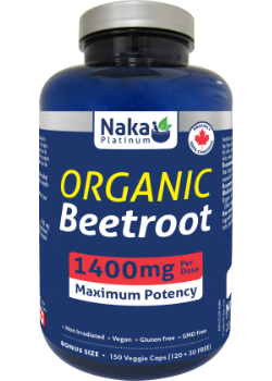 Organic Beetroot 1400mg - 150 V-Caps