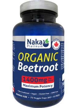 Organic Beetroot 1400mg - 75 V-Caps 