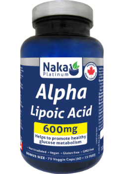 Alpha Lipoic Acid 600mg - 75 V-Caps