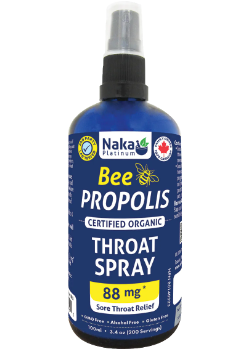 Bee Propolis Organic Throat Spray 88mg - 100ml